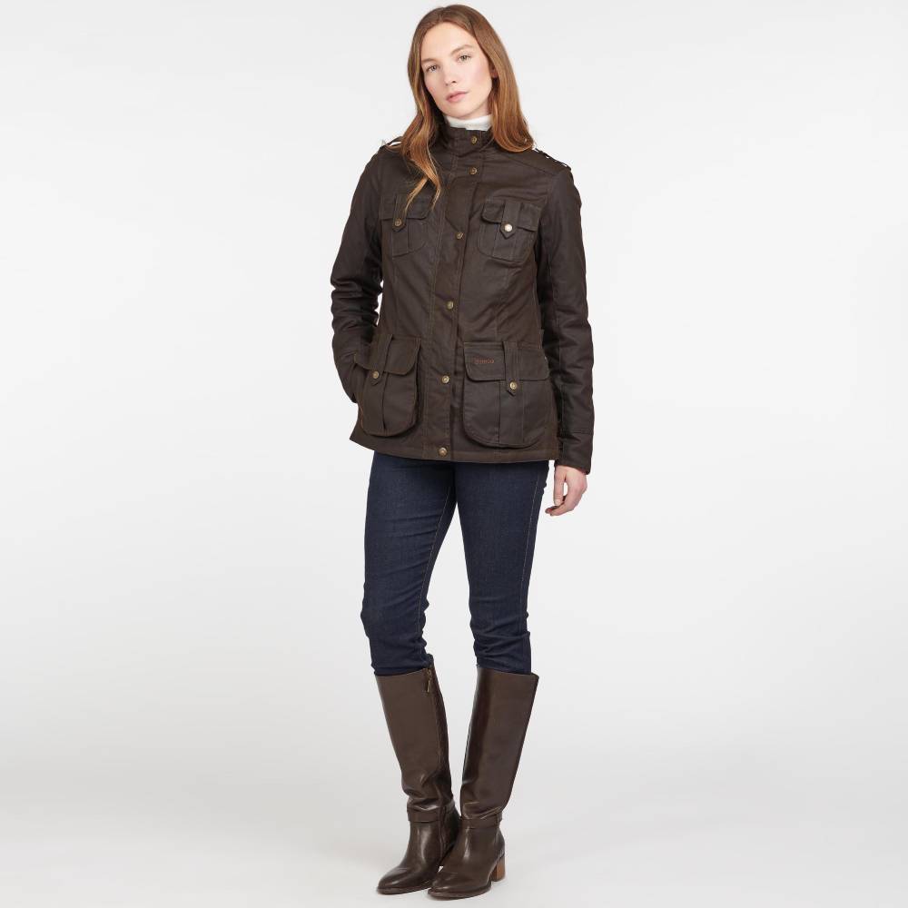 Barbour Winter Defence Wax Jacket (Rustic)