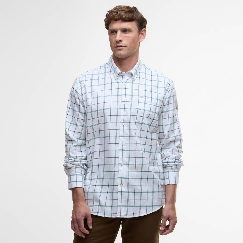 Barbour Green Check Long Sleeve Shirt