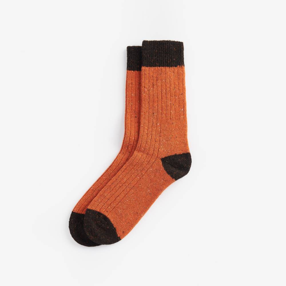 Barbour Houghton Socks (Burnt Orange)