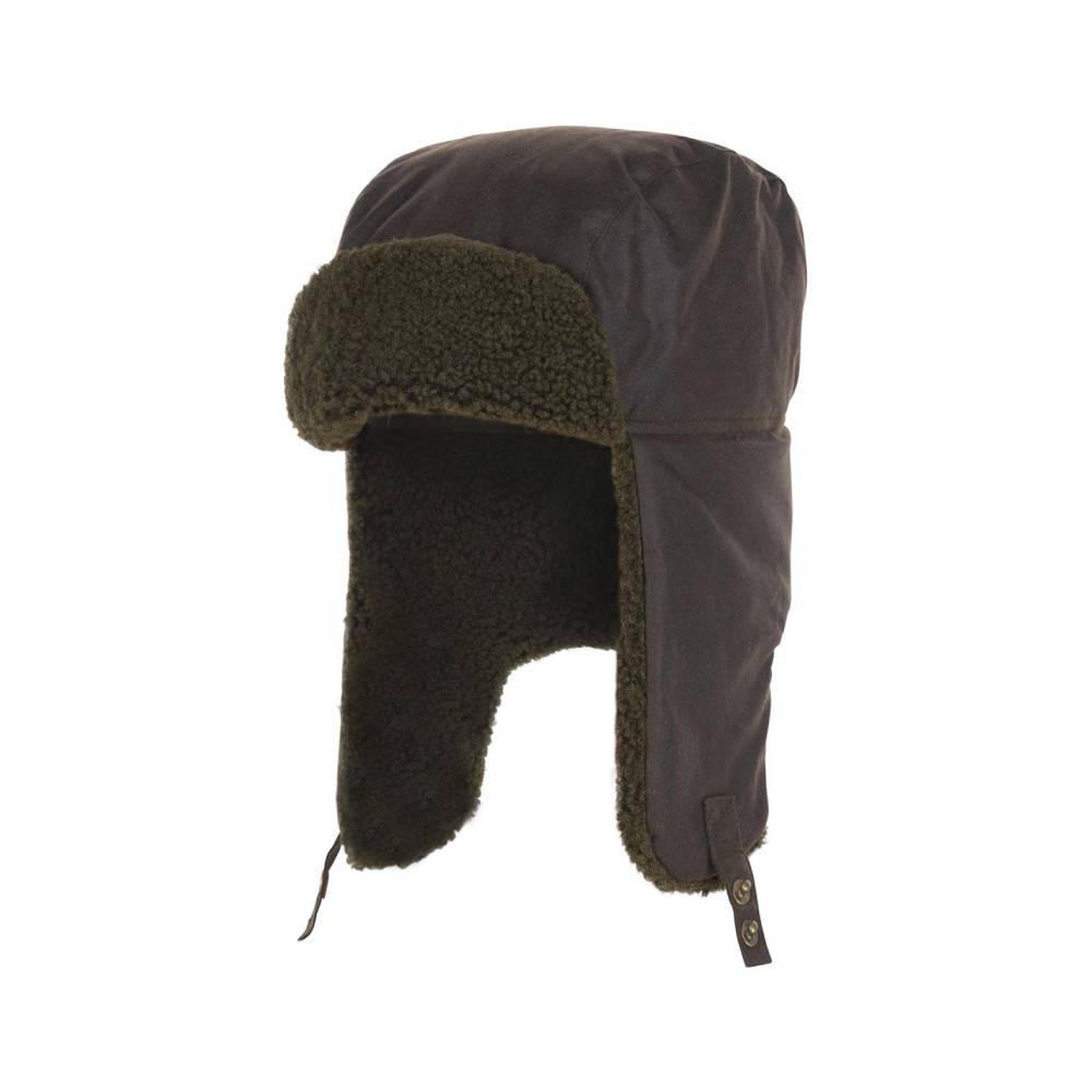 Barbour Morar Wax Trapper Hat (Olive)