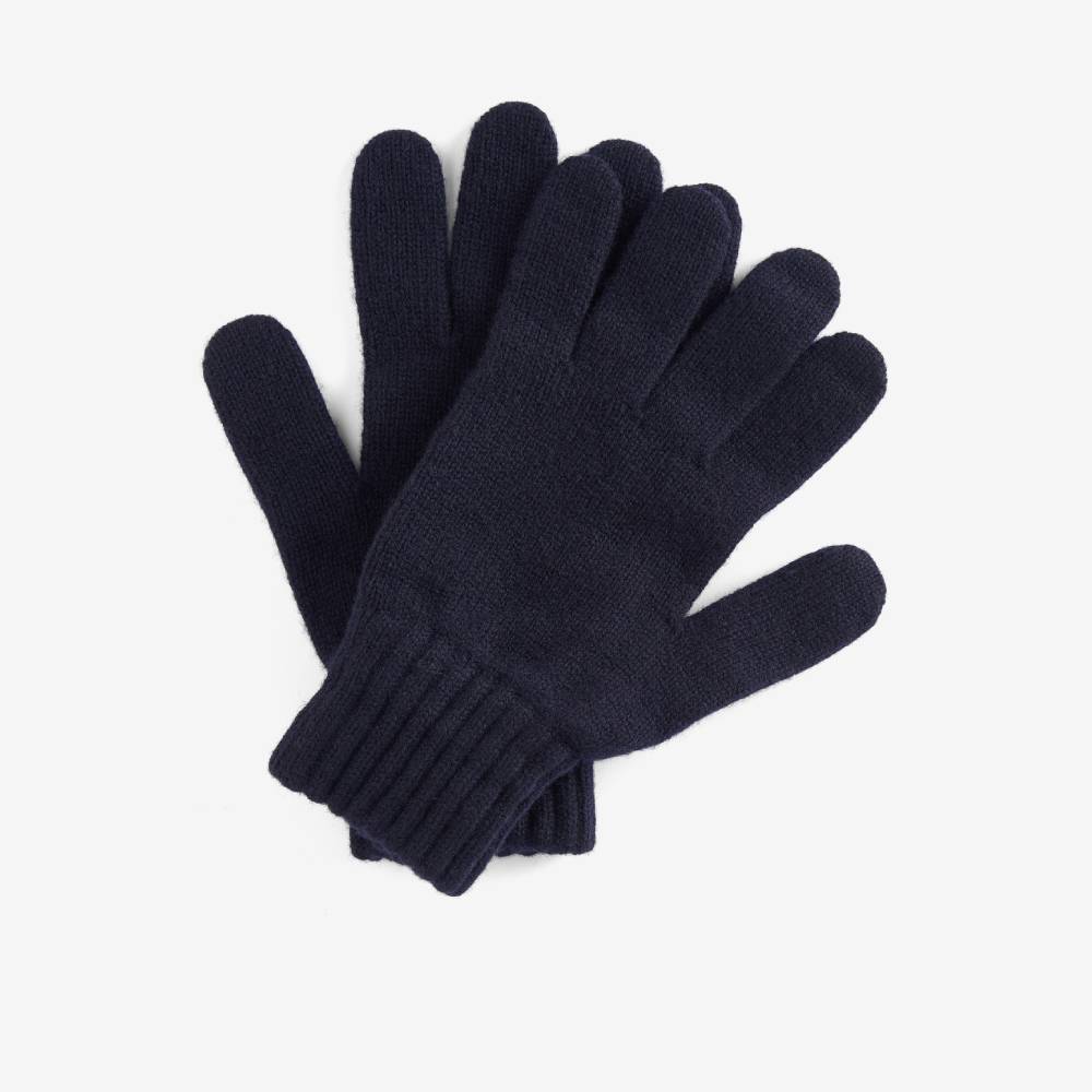 Barbour Lambswool Gloves (Navy)