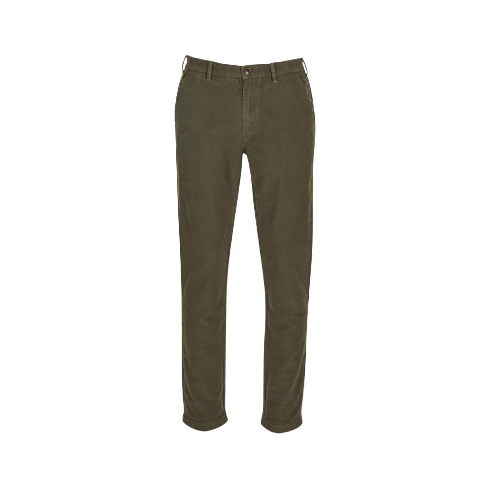 Barbour Neuston Moleskin Trouser (Dark Olive)