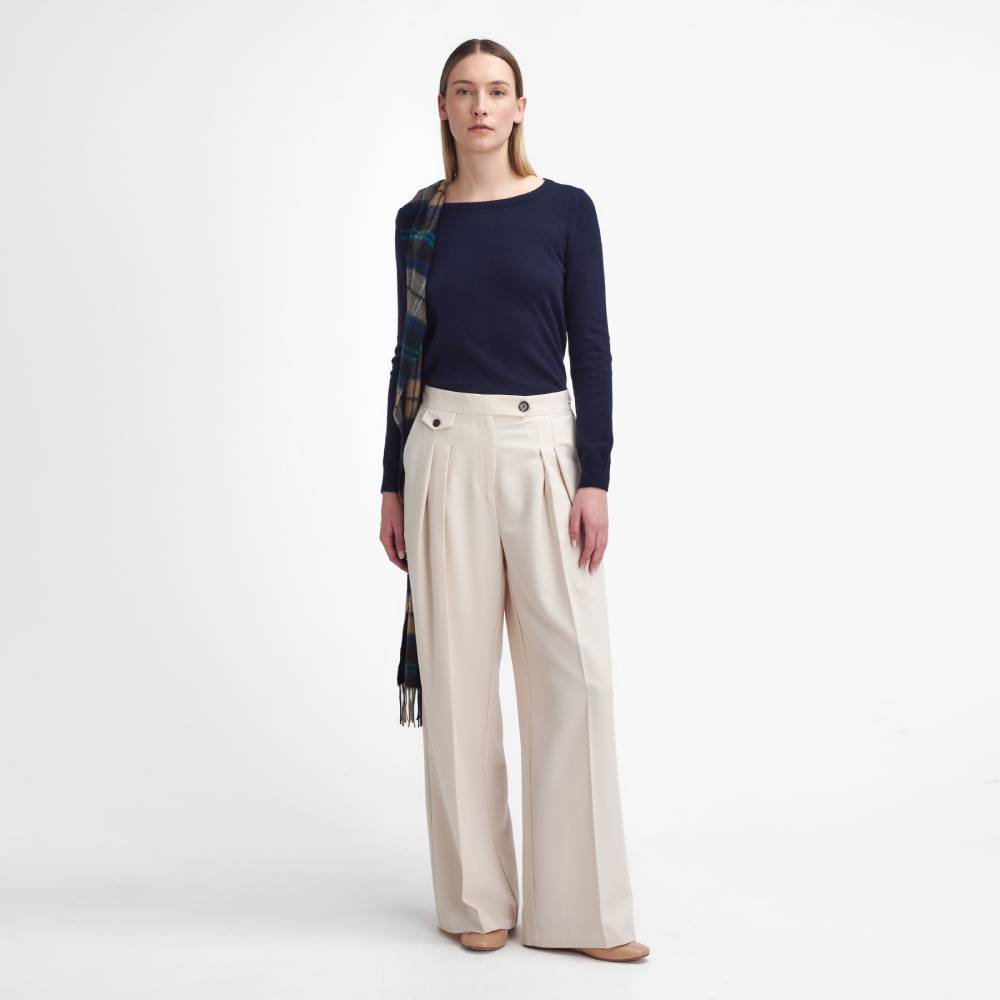 Ladies Navy Jumper with Long Sleeves