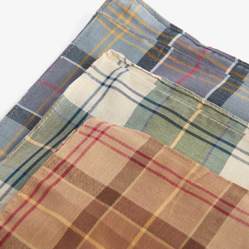 Barbour Tartan Handkerchiefs (Gift Box Sets)