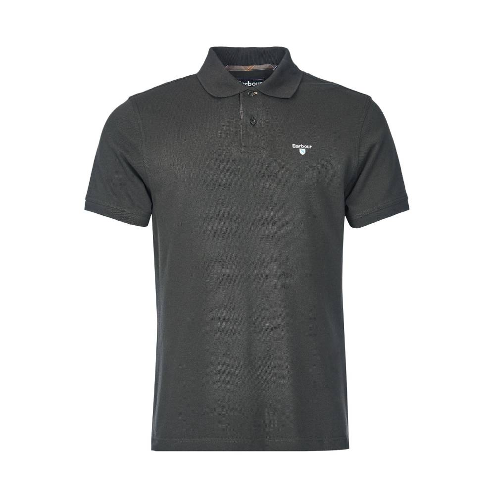 Tartan Pique Polo (Forest Green)