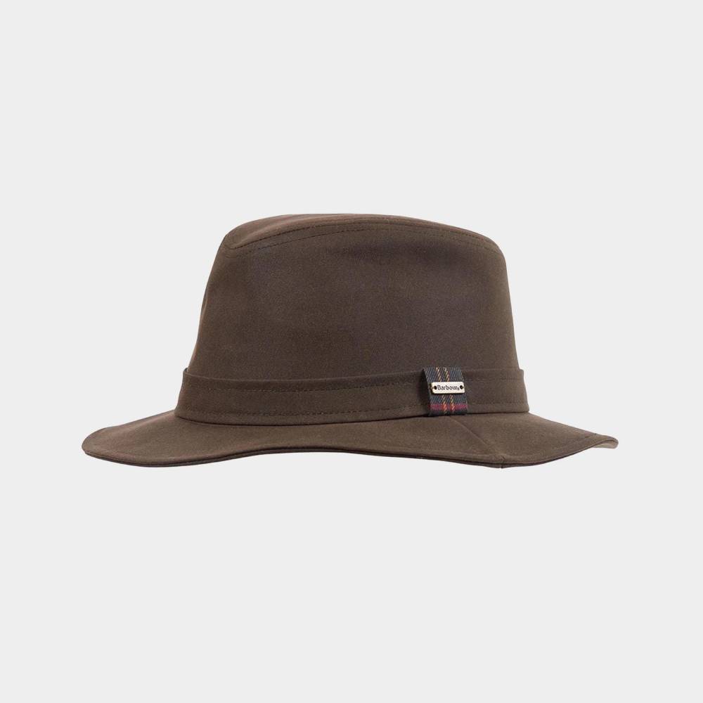 Barbour Vintage Wax Bushman Hat (Olive)