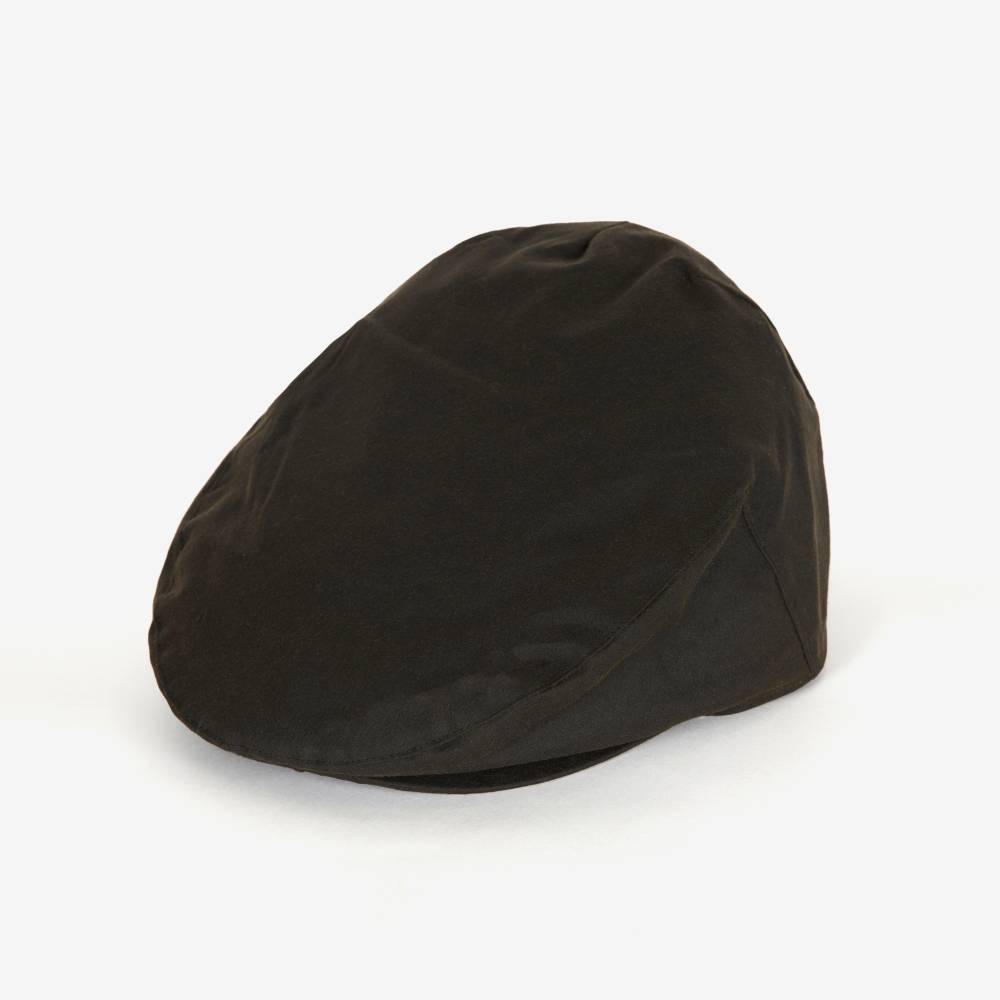 Barbour Waxed Flat Cap (Olive)