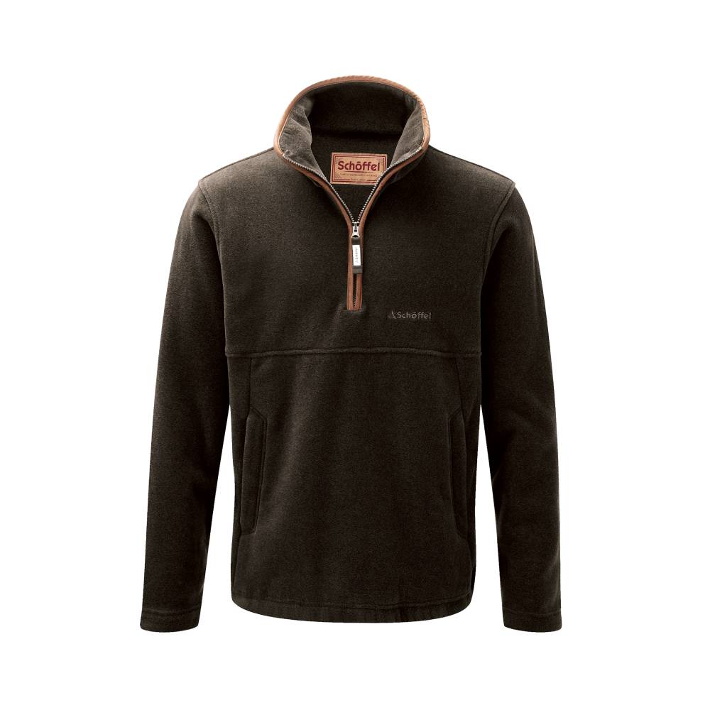 Olive Green Fleece Jumper for Men