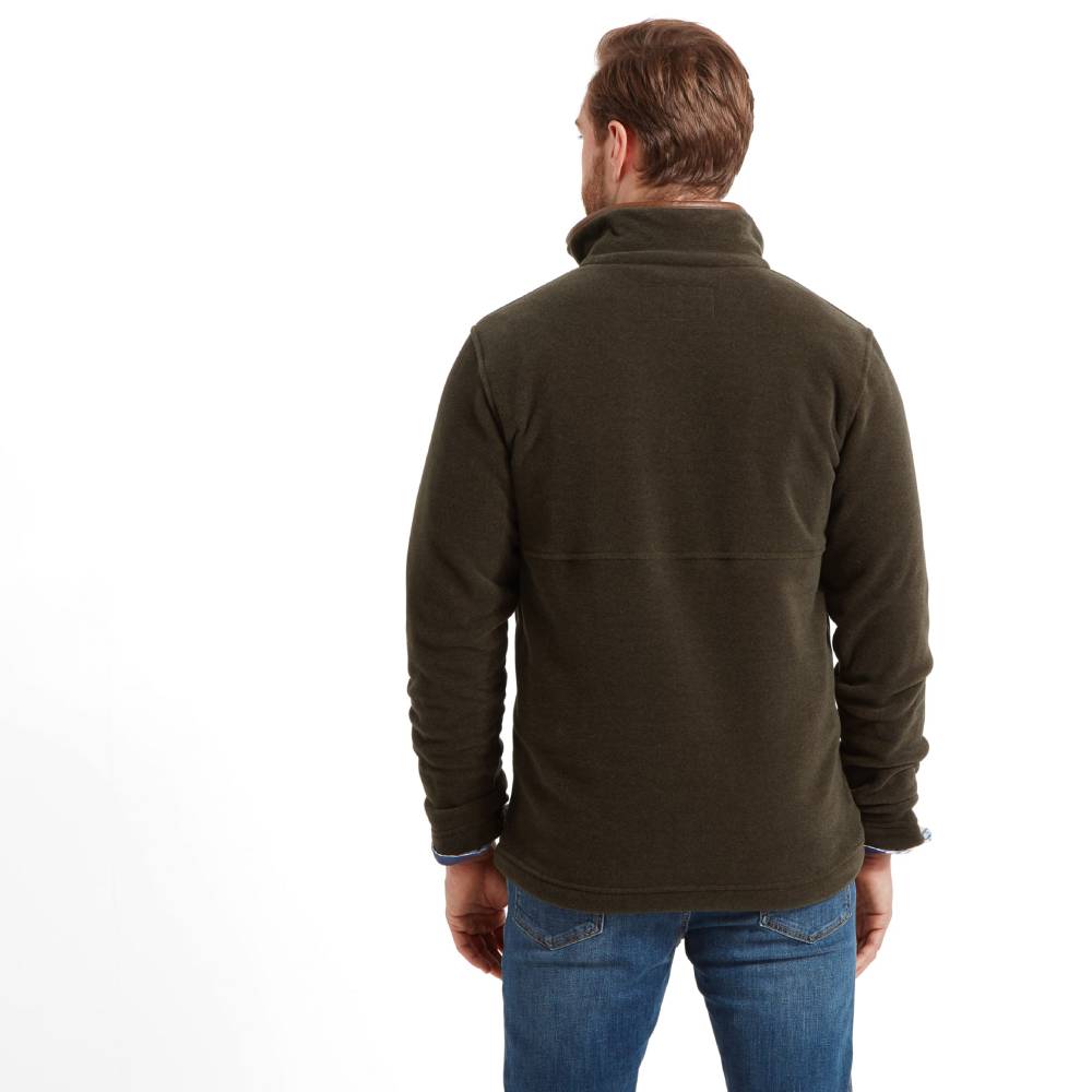 Machine Washable Men's Green Fleece