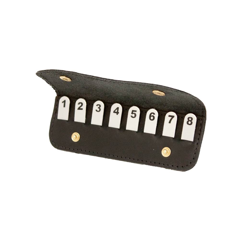 Bisley Position Finder in Leather Wallet