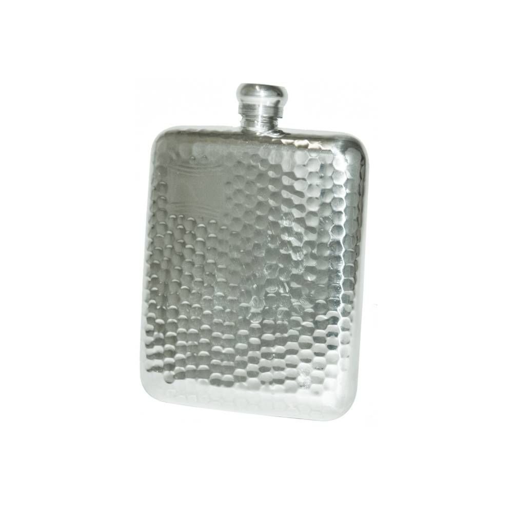Bisley Rounded Hammered Hip Flask