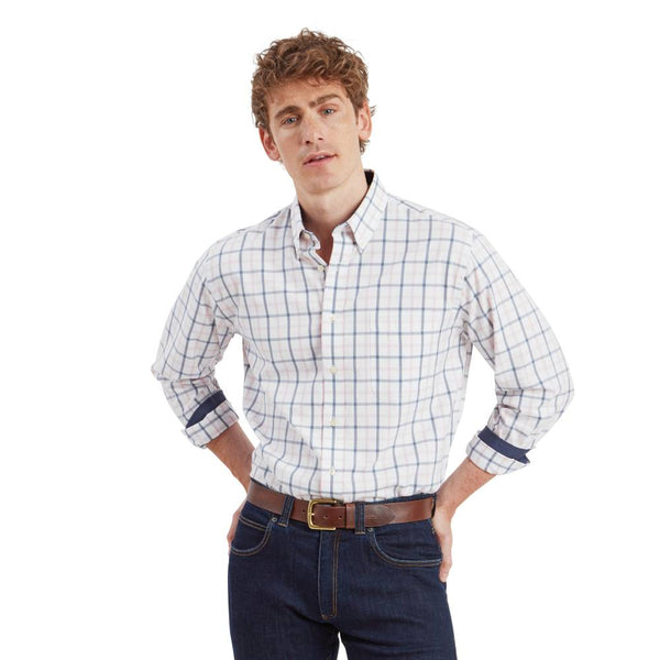 Stone Blue Mens Shirt from Shoffel