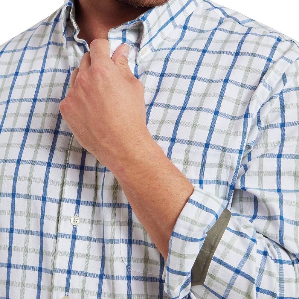 Schoffel Brancaster Classic Shirt (Moss Check)