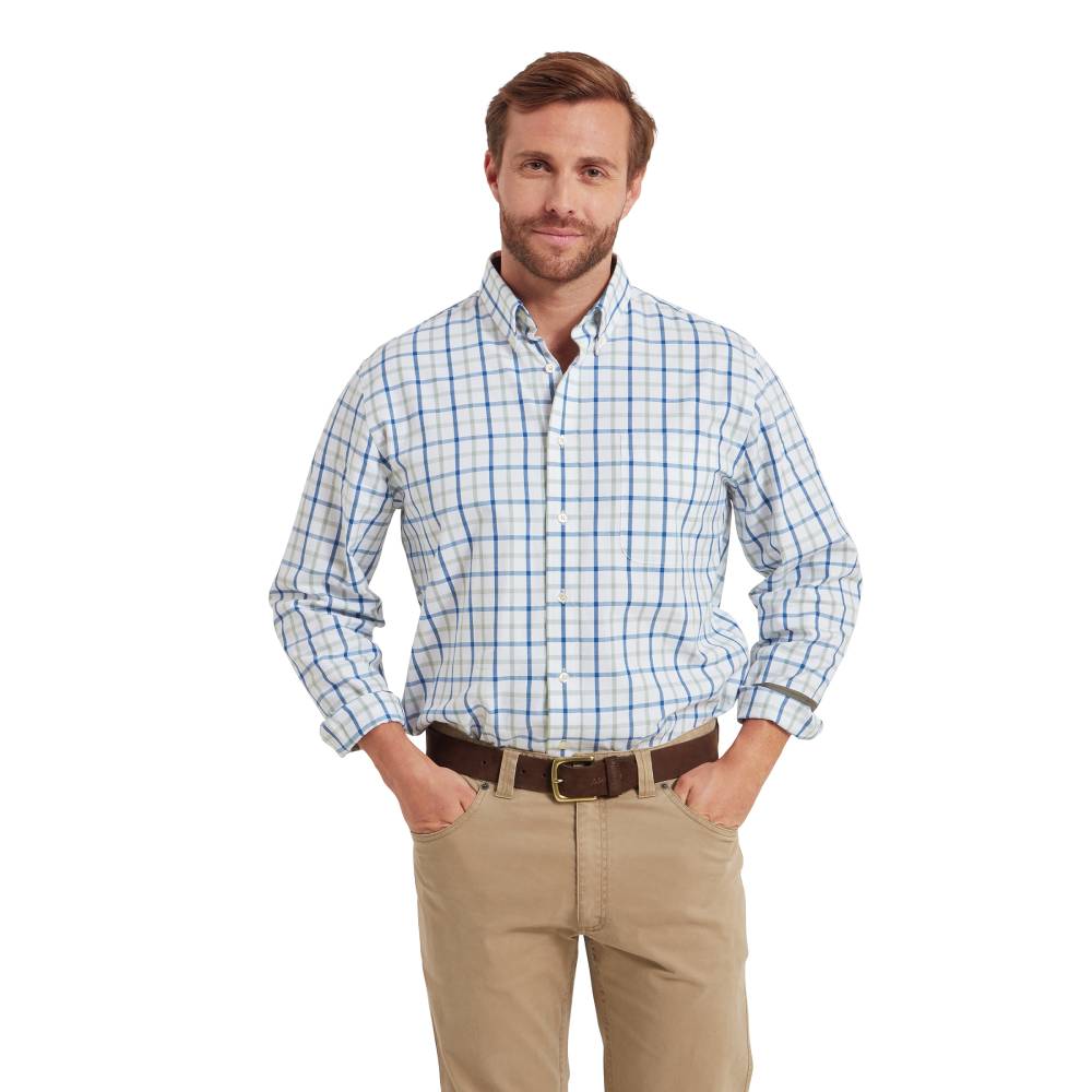 Schoffel Brancaster Classic Shirt (Moss Check)