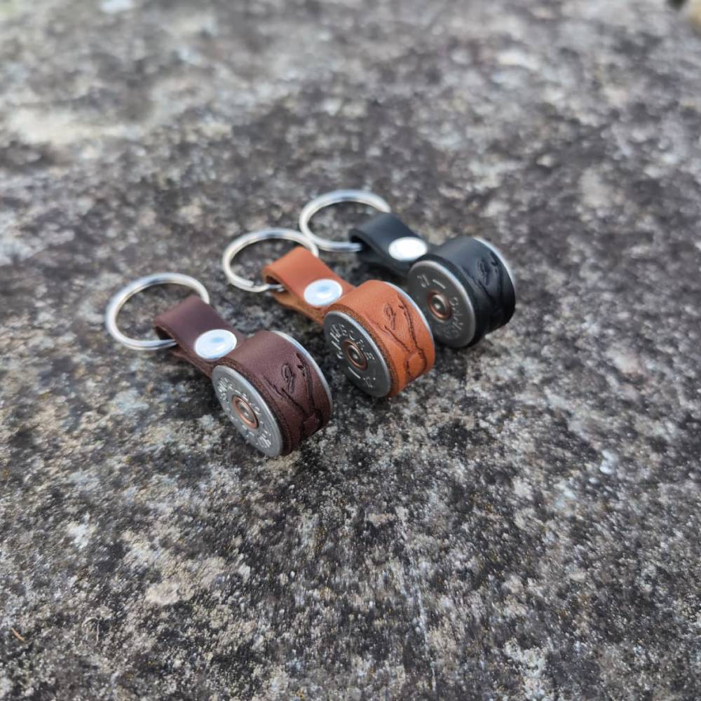 Unique Leather Keychain from J Boult Designs