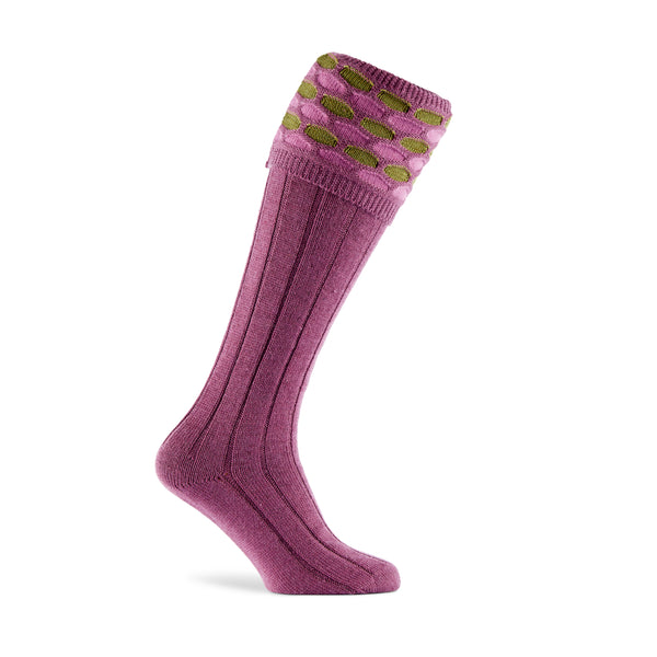 Pennine Cavalier Socks (Damson)
