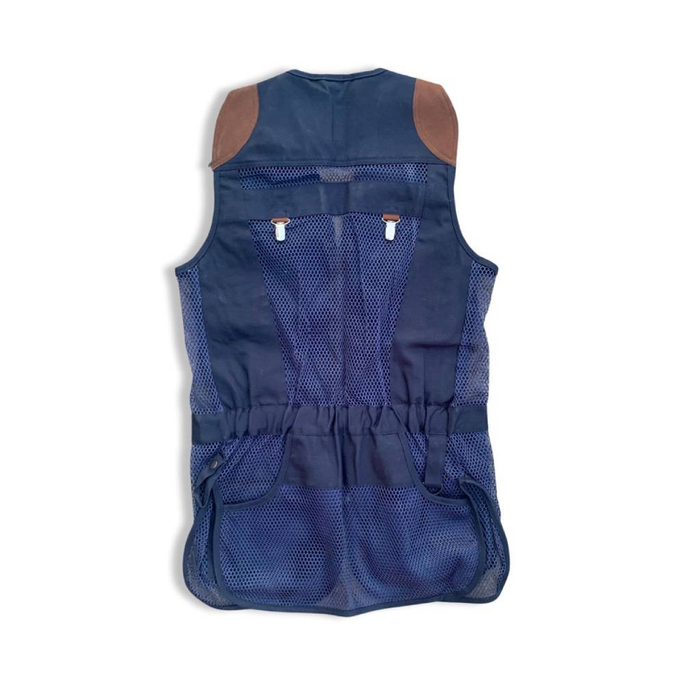 Skeet Shooting Vest with Chromed Clips
