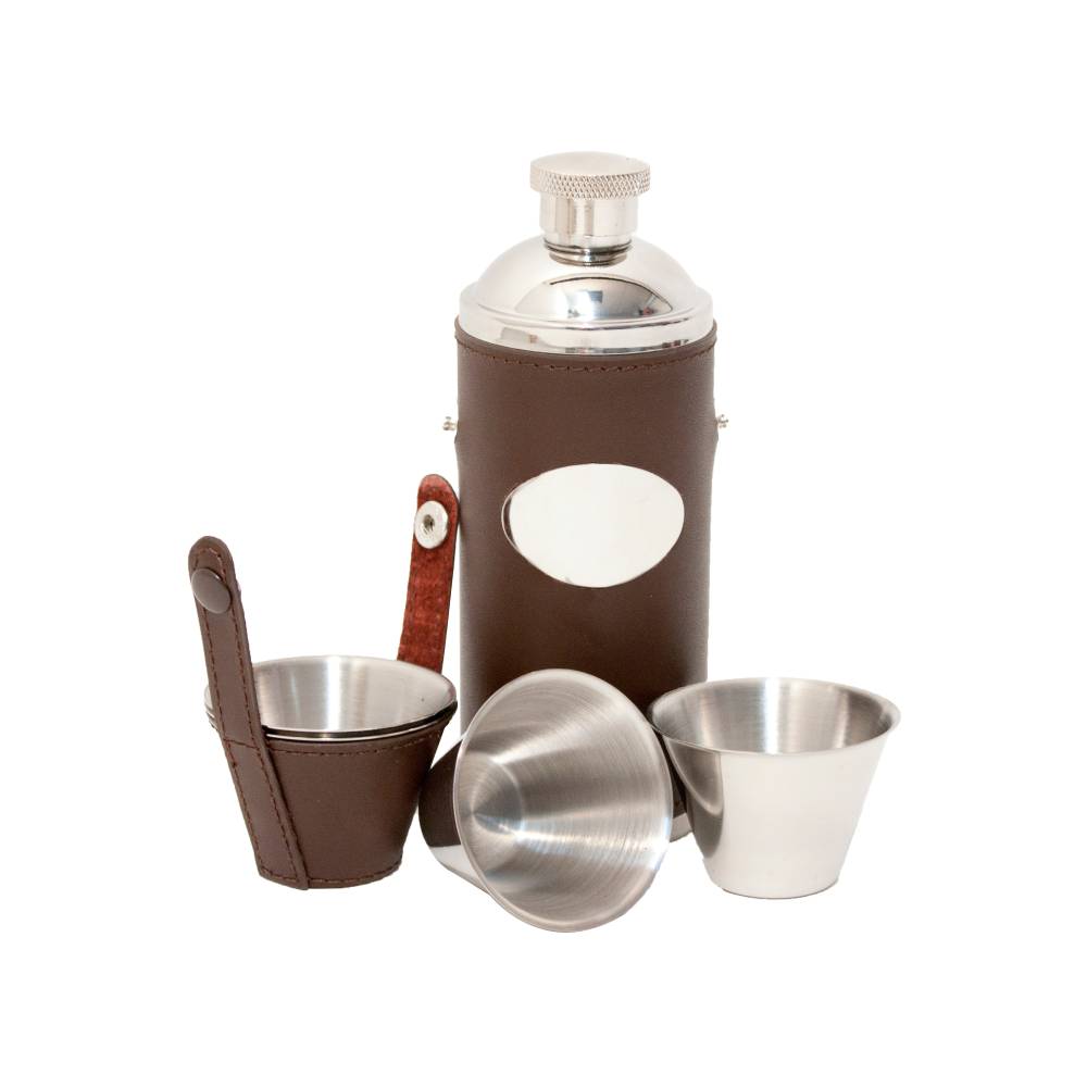 8oz-Drinks-Flask-with-Set-of-4-Cups