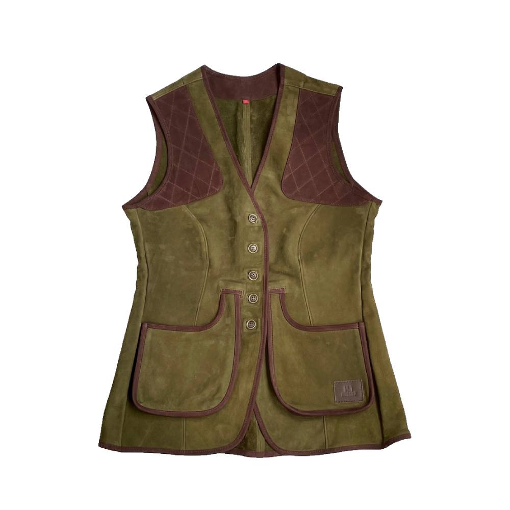 Luxury Suede Ladies Shooting Vest