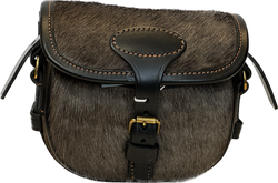 Handmade Wildebeest Cartridge Bag (Hair Skin)