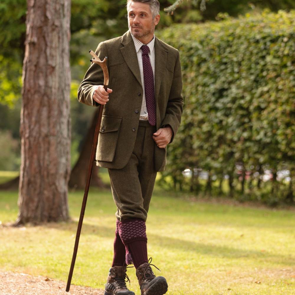 Men's Shooting Outfit with Purple Shooting Socks
