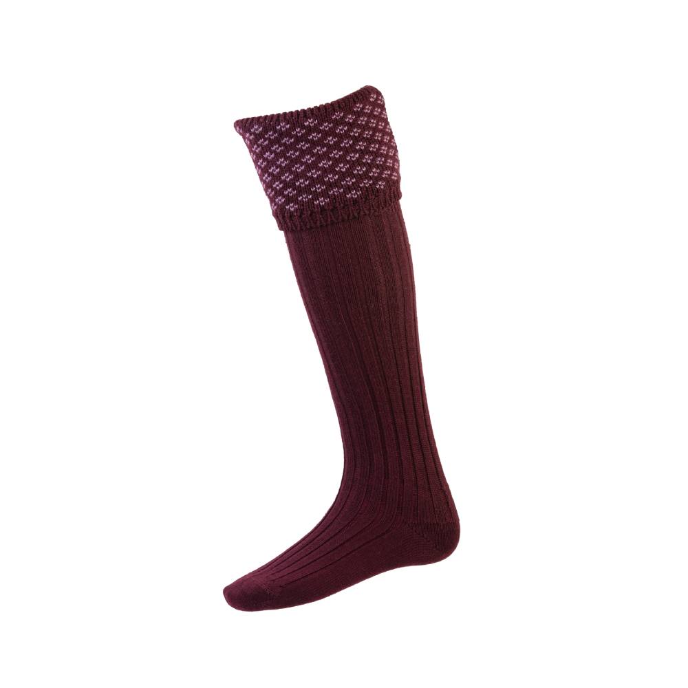 Purple Men's Shooting Socks