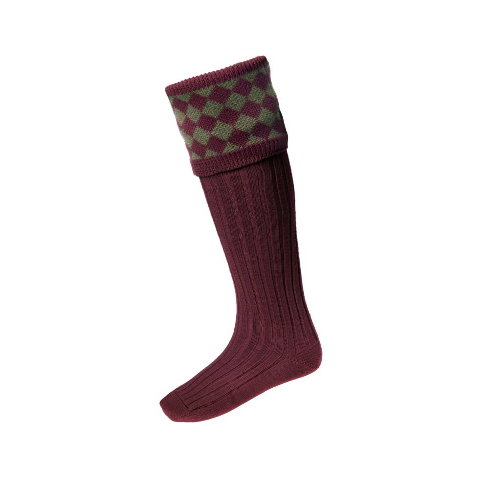 Red and Green Men's Shooting Socks