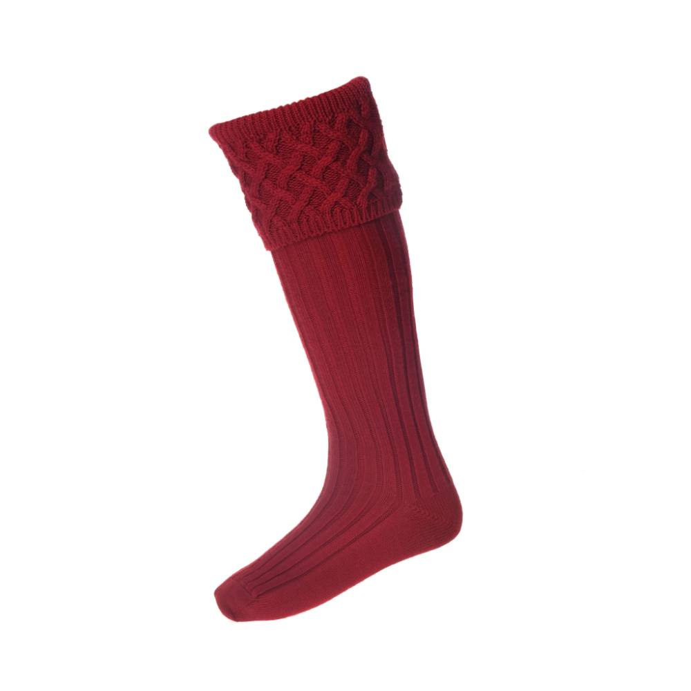 Rannoch Brick Red Men's Socks