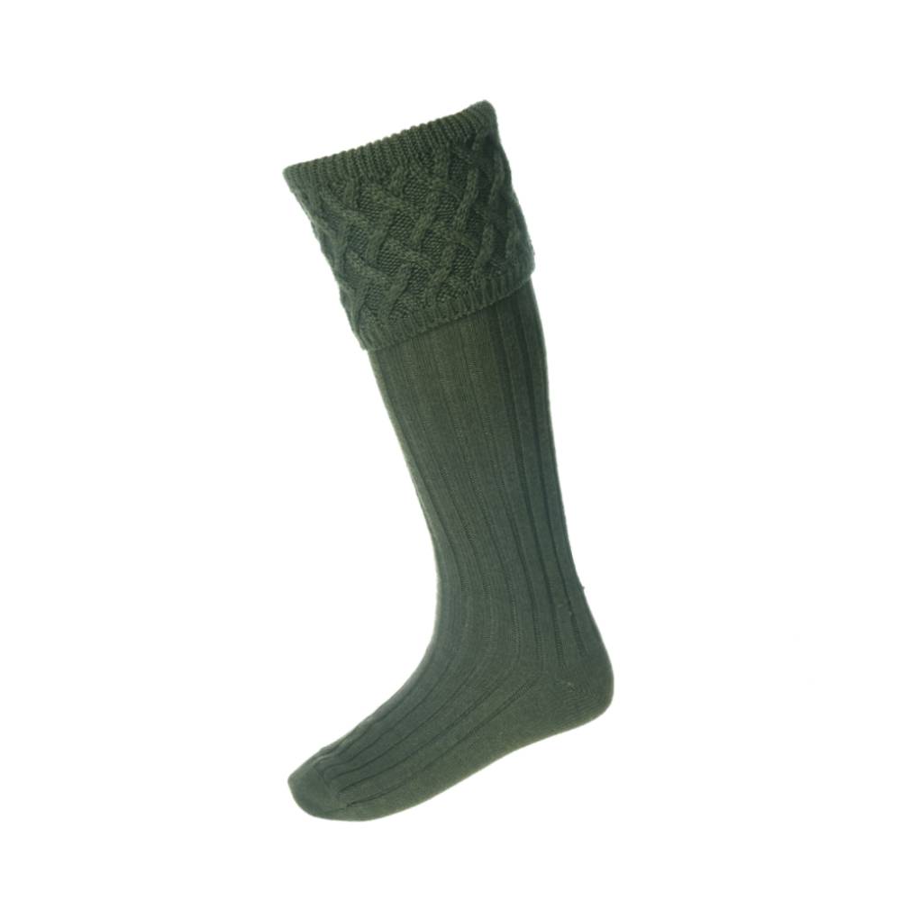 Green Knee High Socks for Men