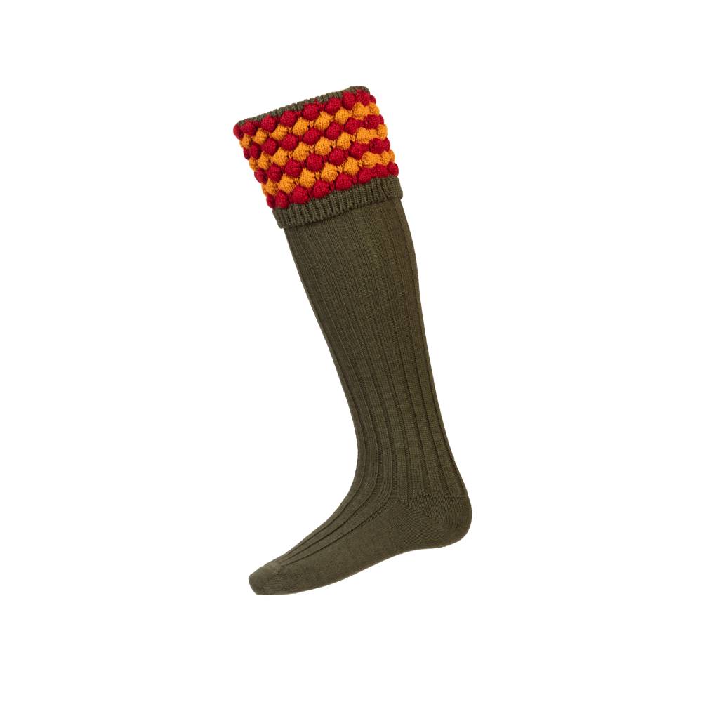 Merino Wool Socks in Green