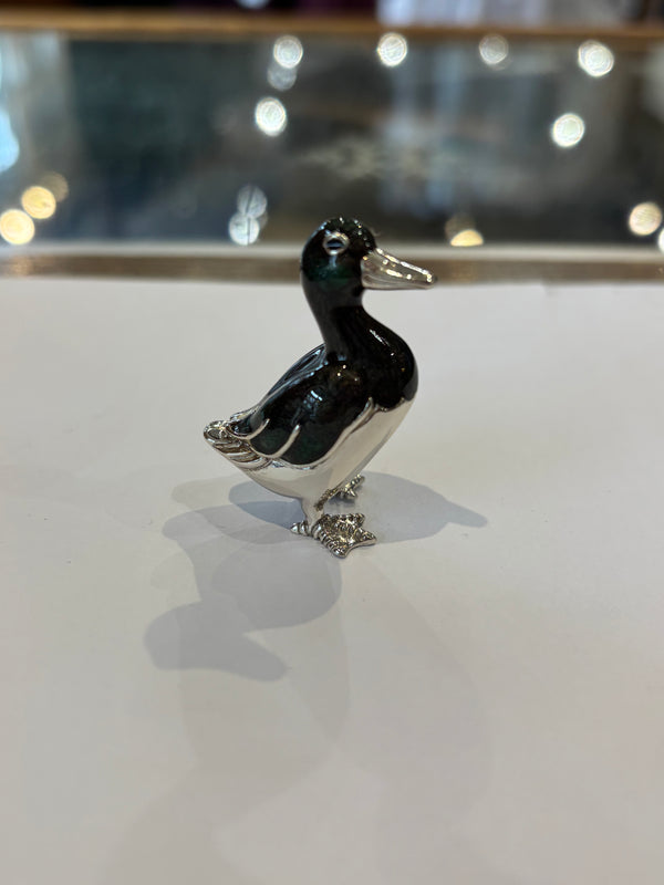 Saturno Silver & Enamel Duck