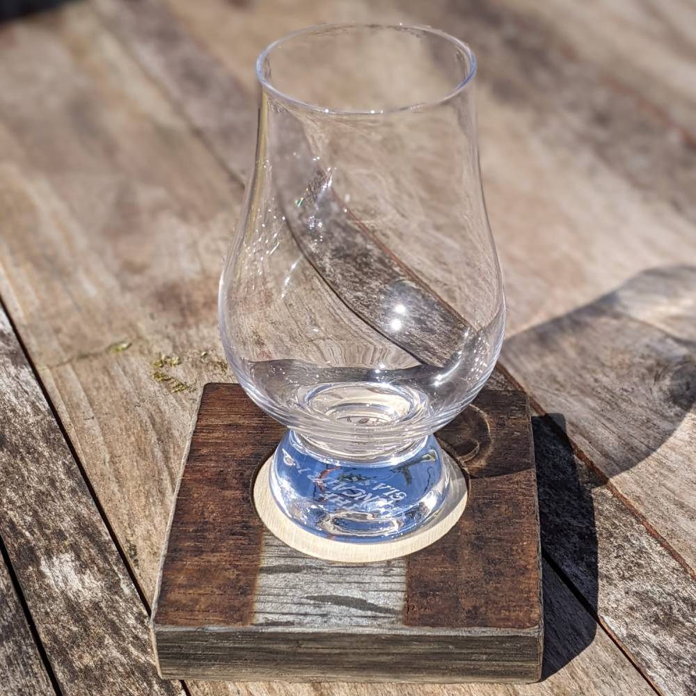 J Boult Designs Whisky Coaster & Glass Set