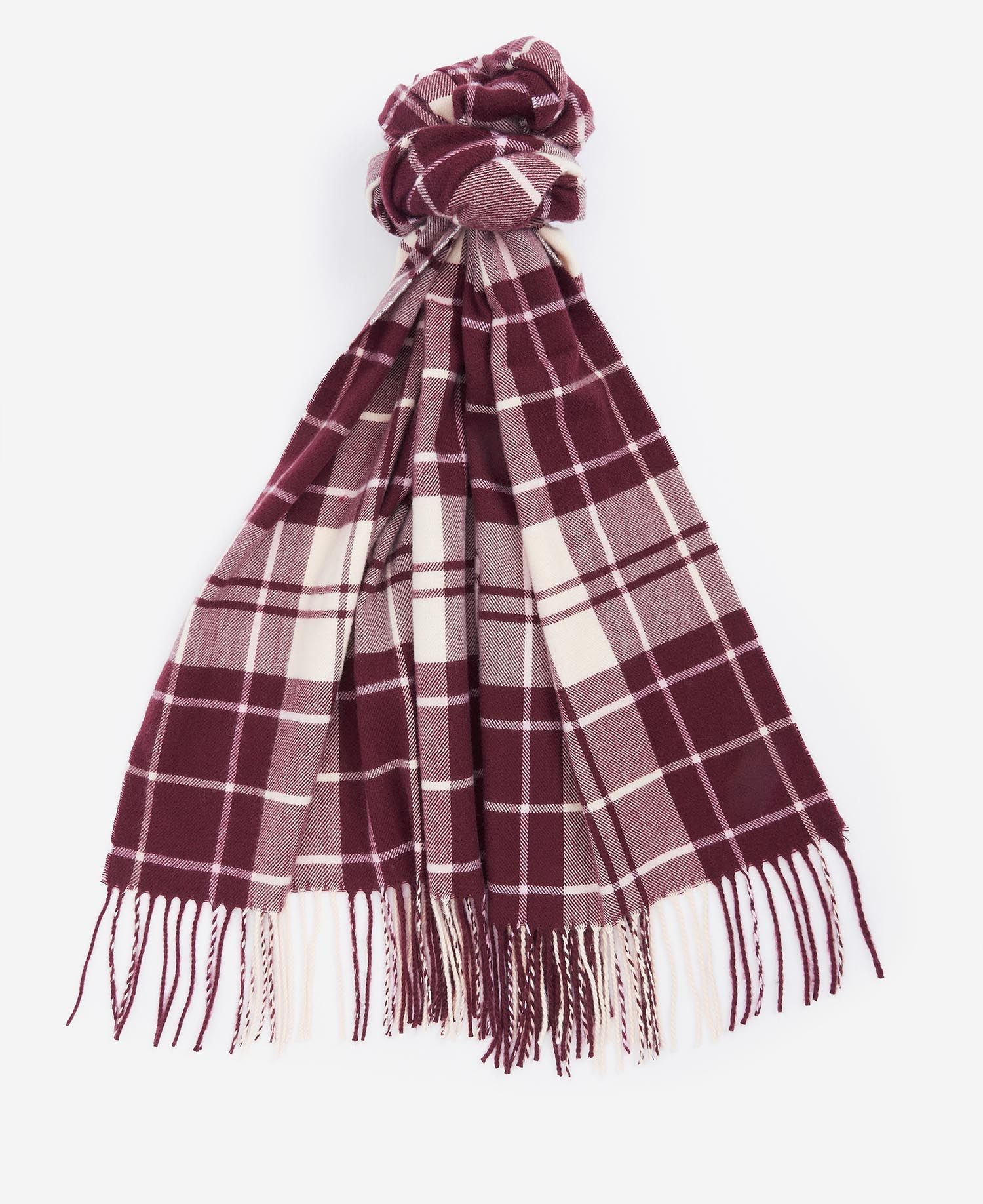 Barbour Hailes Tartan Scarf (Cabernet)