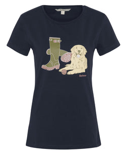 Barbour Rowen Ladies T-Shirt (Navy)