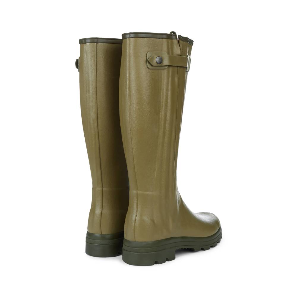 Le Chameau Men's Chasseur Leather Lined Boot (Vert Vierzon)