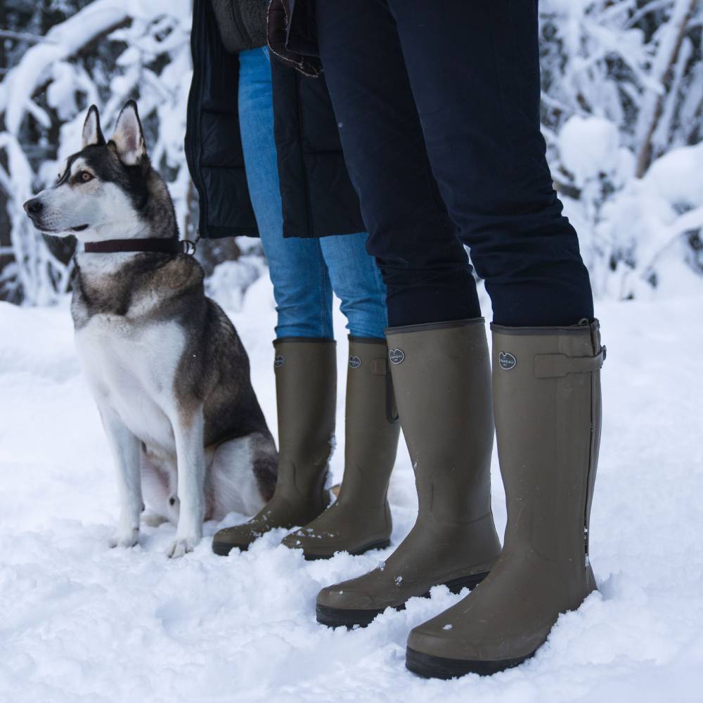 Le Chameau Men's Chasseur Neoprene Lined Boot (Vert Vierzon)