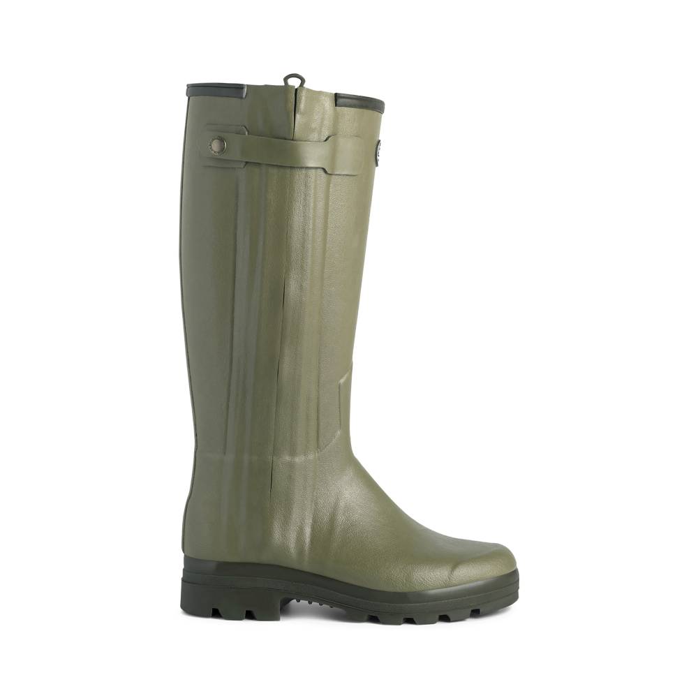 Le Chameau Ladies Chasseur Leather Lined Boot (Vert Vierzon)