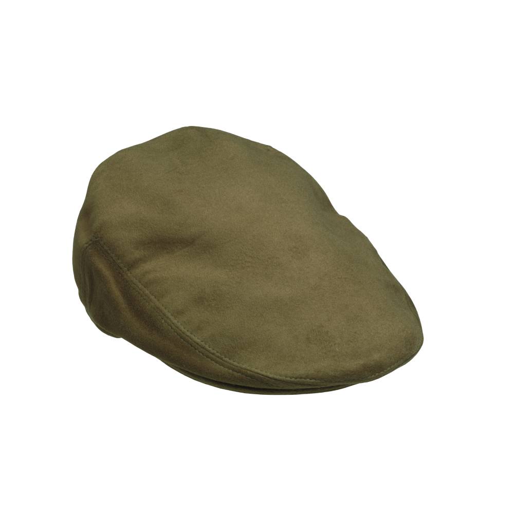 Men's Brushed Cotton Flat Cap in Bronze