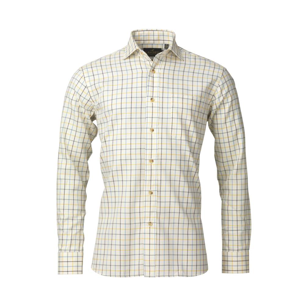 Laksen Connor Sporting Check Shirt (Yellow/Blue)
