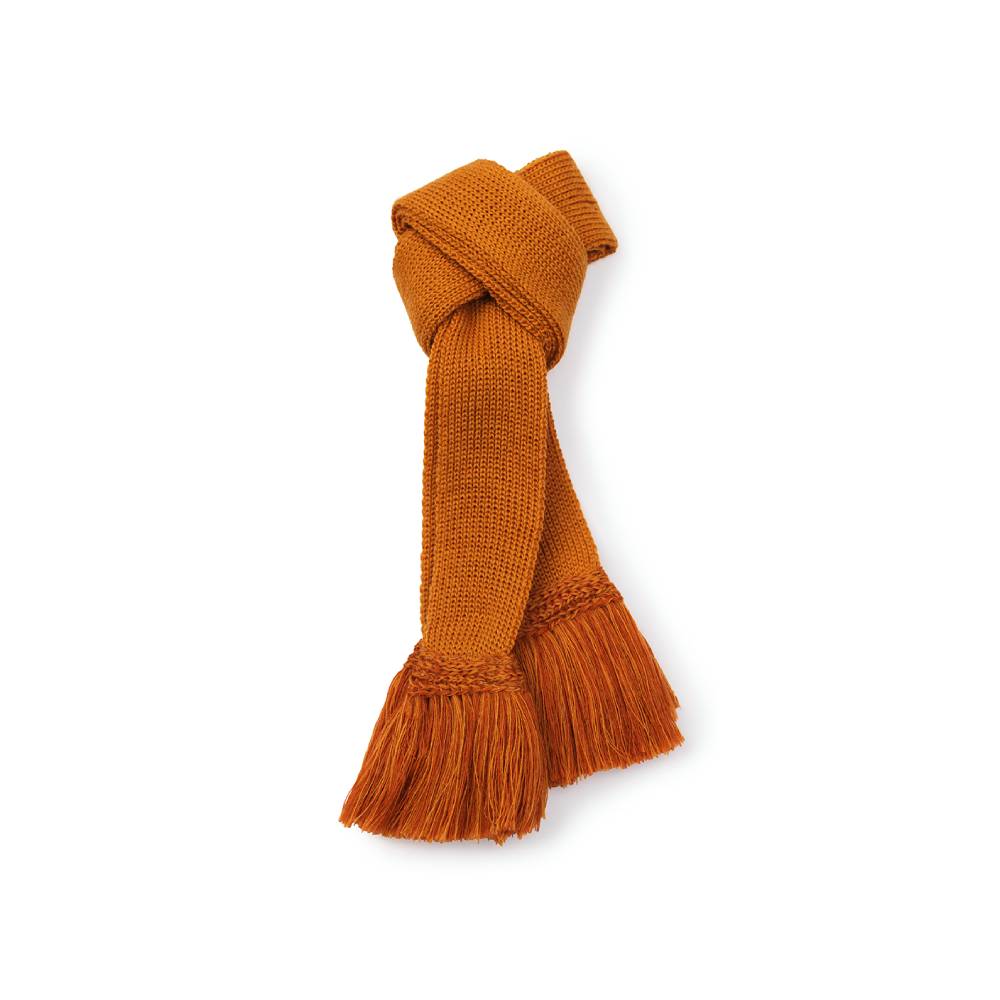 Shooting Sock Garters in Orange with Fringe