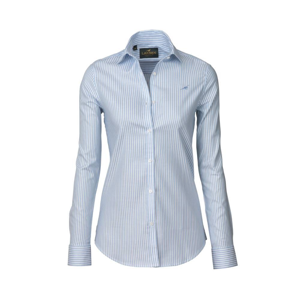 Laksen Eton Stripped Ladies Shirt (Sky Blue)