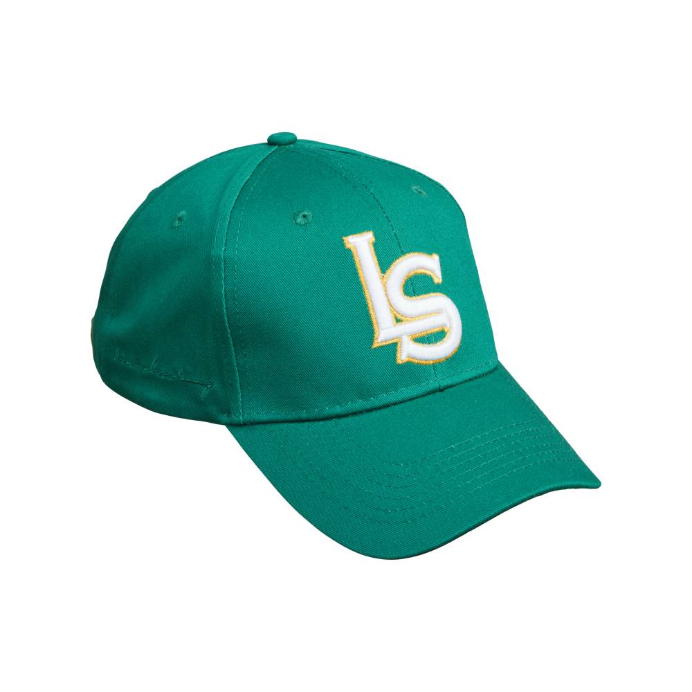 Green Cap with 3D Embroidery from Laksen