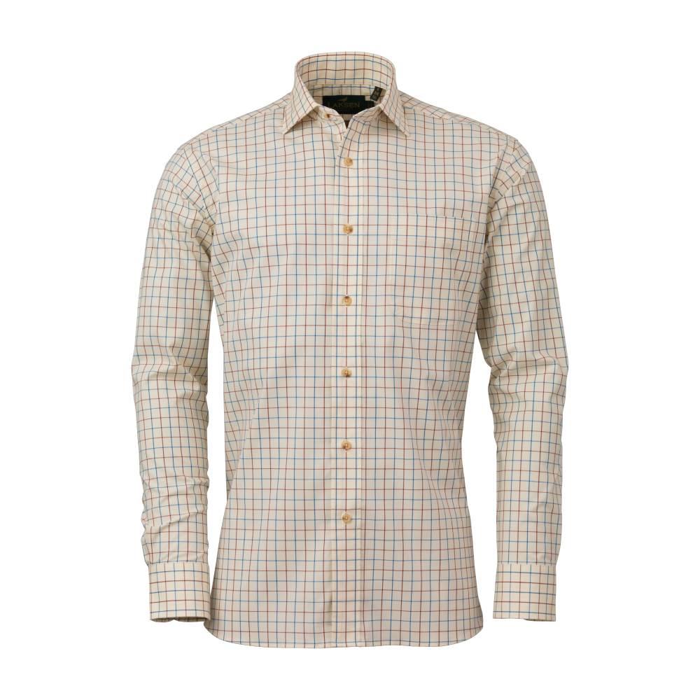 Men's Check Shirt in Blue and Red