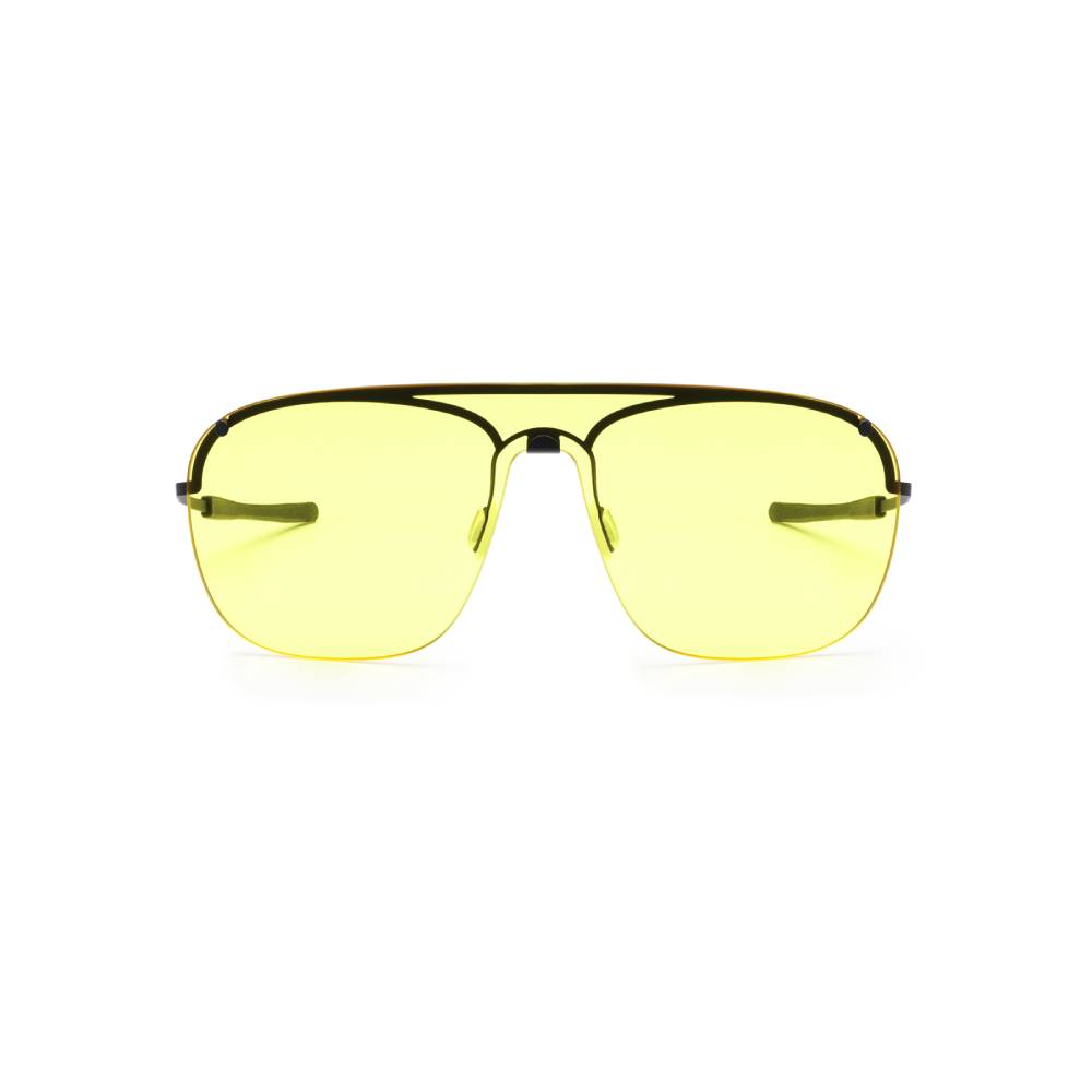 Full Screen Yellow Lens on Laksen Shooting Glasses