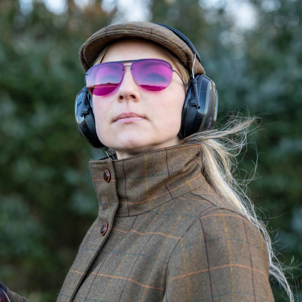 Laksen Shooting Glasses with Dark Violet Lens