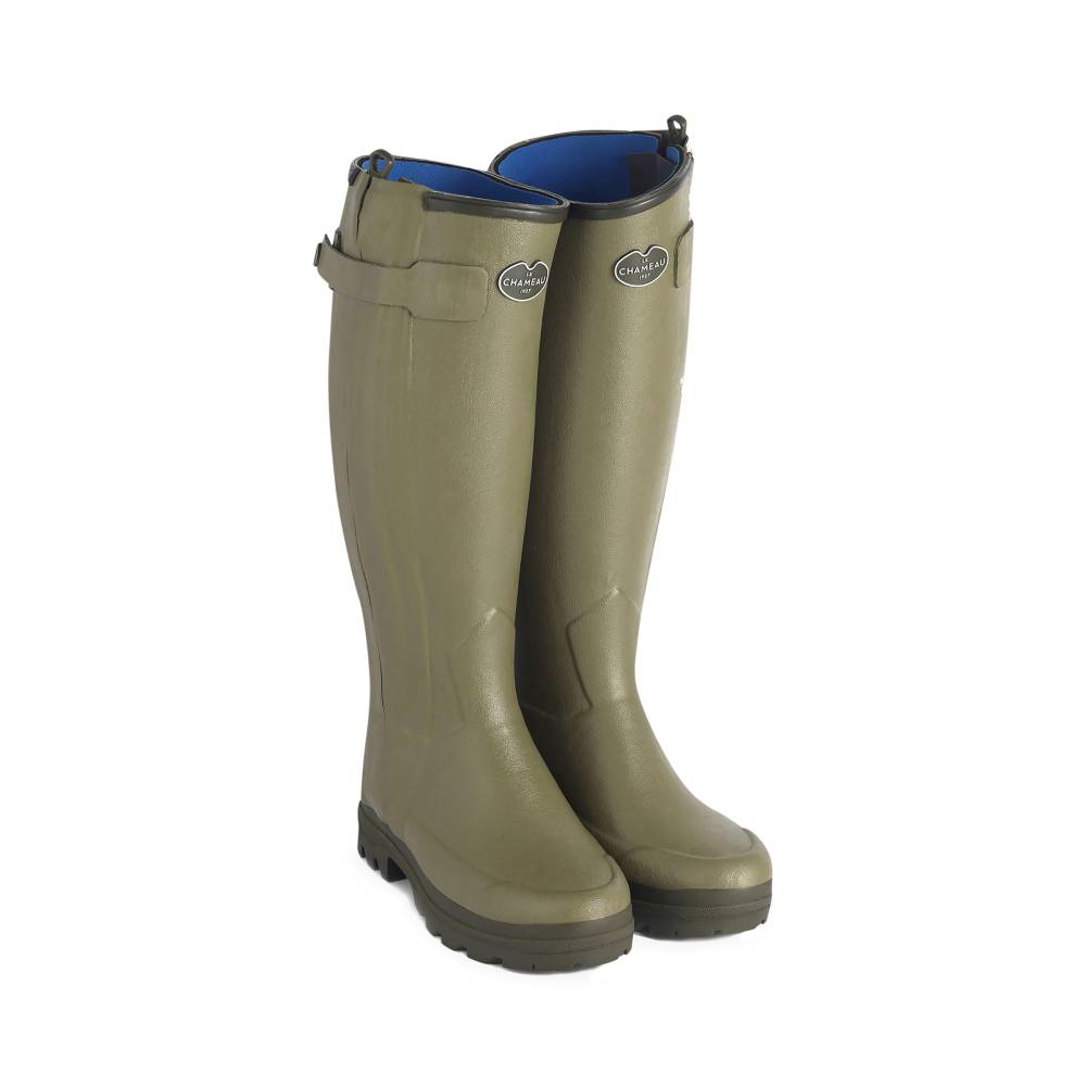 Le Chameau Ladies Chasseur Neoprene Lined Boot (Vert Vierzon)
