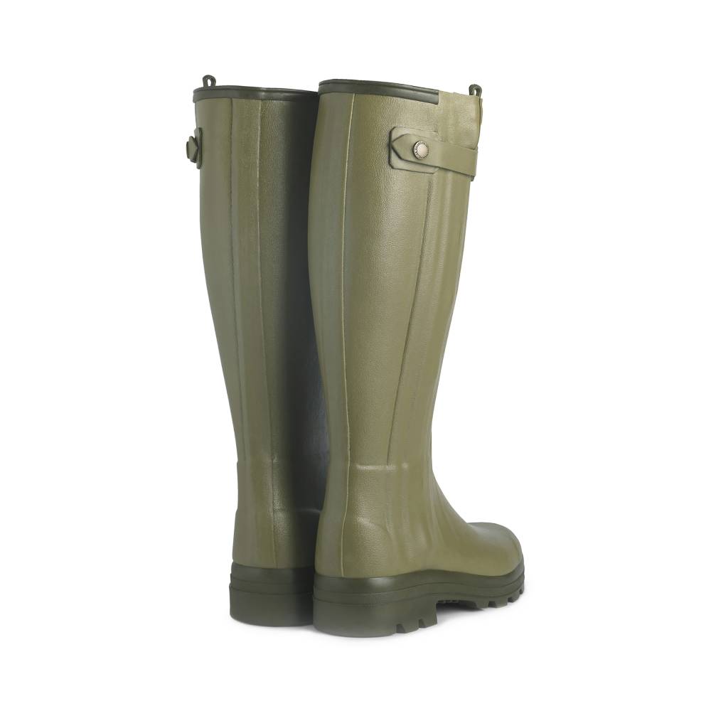 Le Chameau Ladies Chasseur Leather Lined Boot (Vert Vierzon)