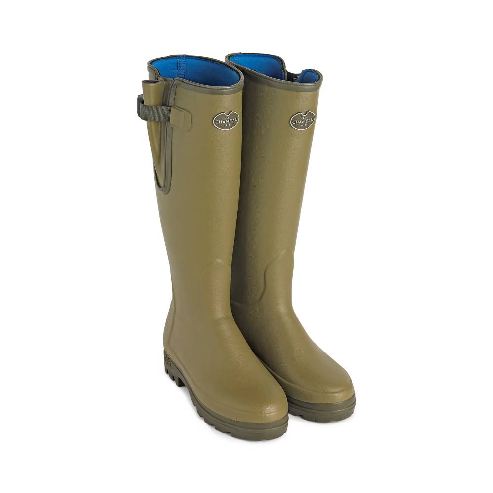 Le Chameau Ladies Vierzonord Neoprene Lined Boot (Vert Vierzon)
