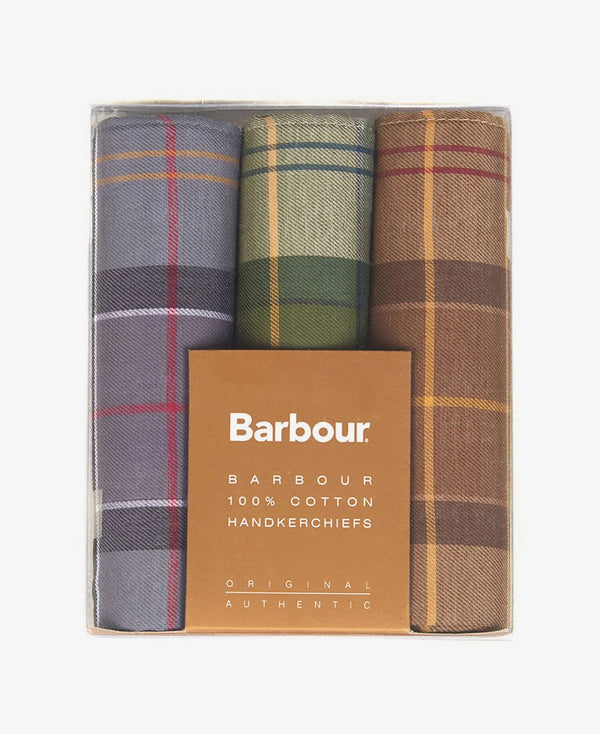 Barbour Tartan Handkerchiefs (Gift box sets)