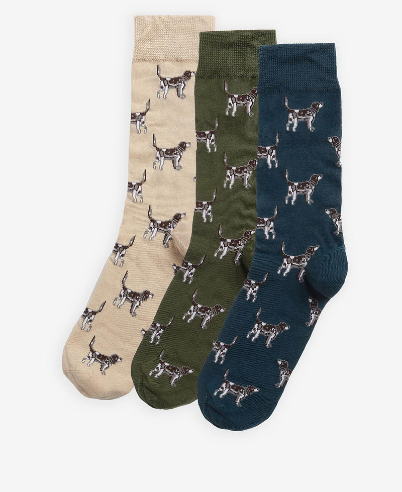 Barbour Pointer Dog Sock Gift Set